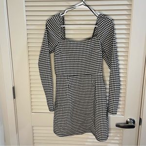 Black & White Checkered Dress
